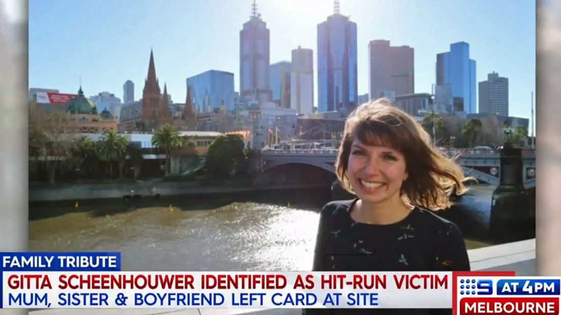 Screenshot uit de reportage van 9 News Melbourne.