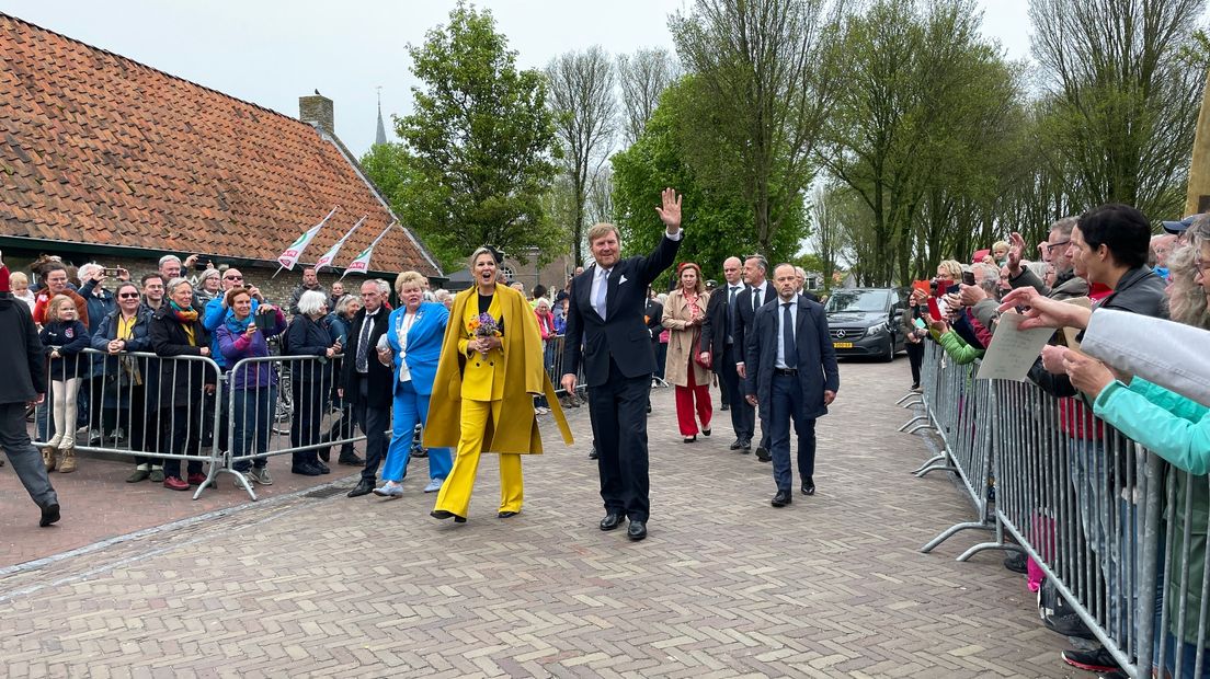 Het koningspaar op bezoek in Schiermonnikoog