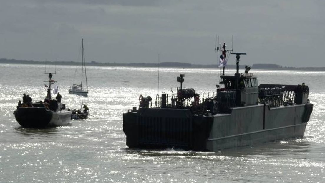 Mariniers oefenen