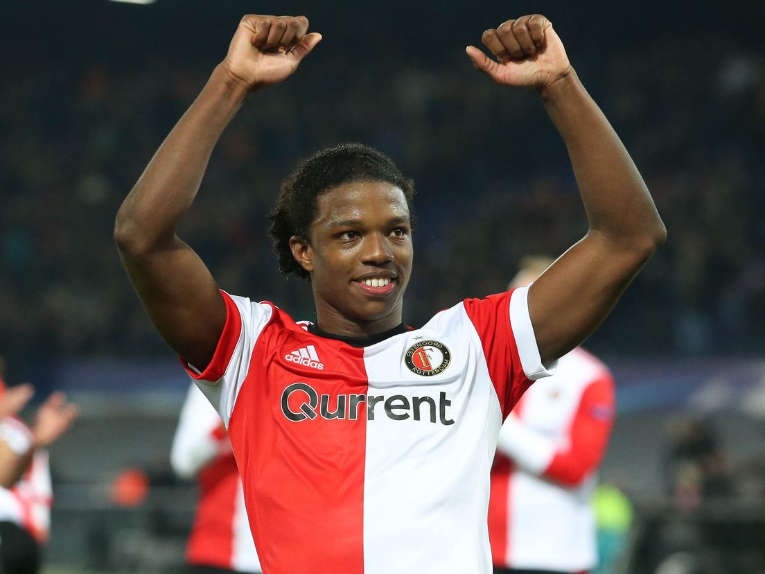 Tyrell Malacia na zijn debuut voor Feyenoord