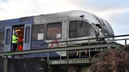 Berging ontspoorde trein na fataal ongeval met veegwagen