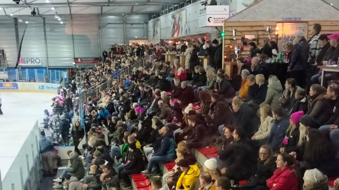 Veel publiek bij de wedstrijd van GIJS