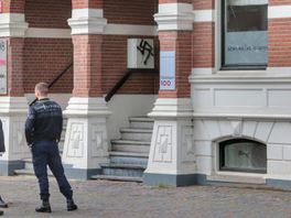 Hakenkruis op brievenbus en vernielde ramen bij advocatenkantoor Maliebaan Utrecht