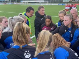 Dames ACV nipt langs hekkensluiter