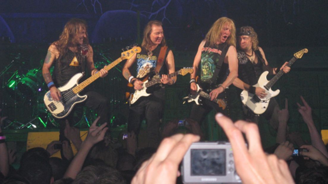 Iron Maiden naar FortaRock in Nijmegen
