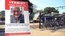 Zoeken naar vermiste Frans (72) gaat door, flyers op stations