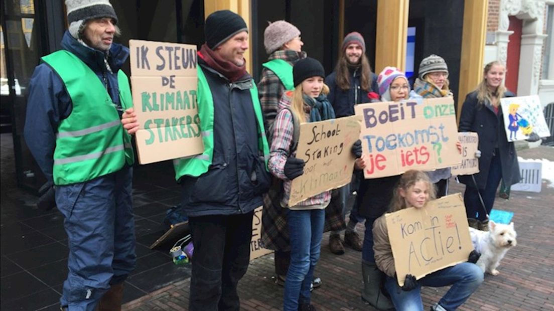 Klimaatspijbelaars in Deventer