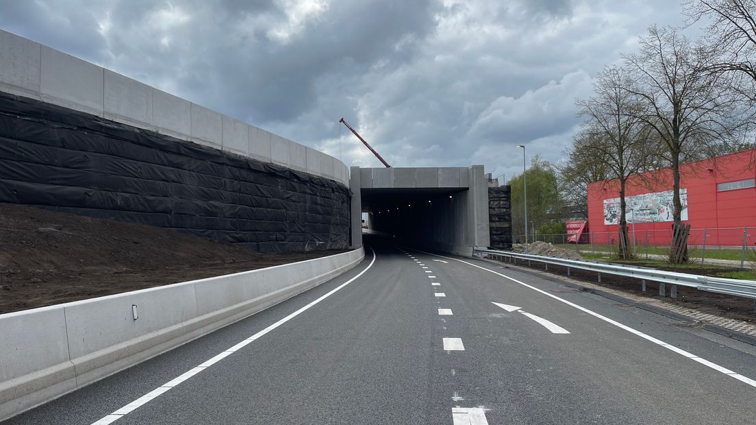De nieuwe afrit gaat maandag open