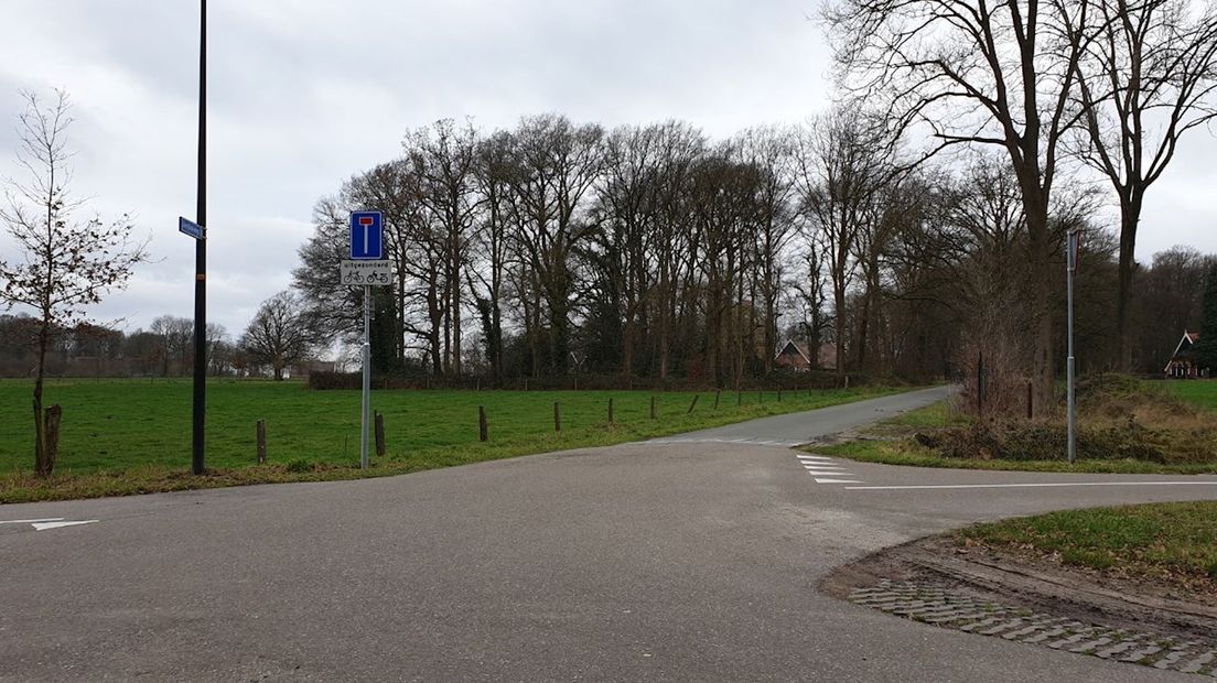 De locatie van de overval
