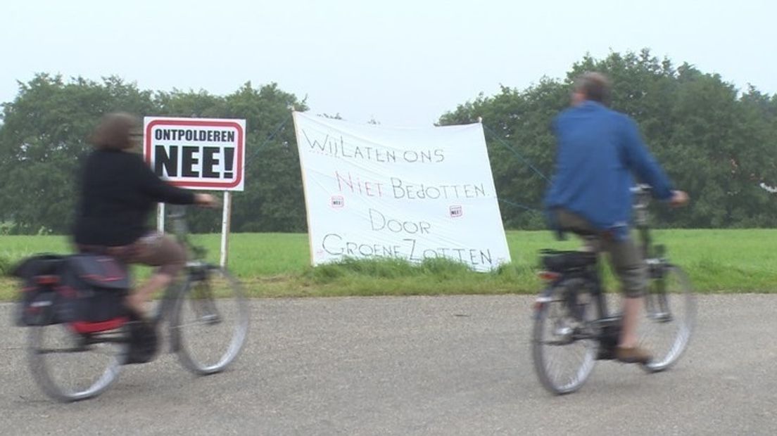 Fietsactie ontpoldering