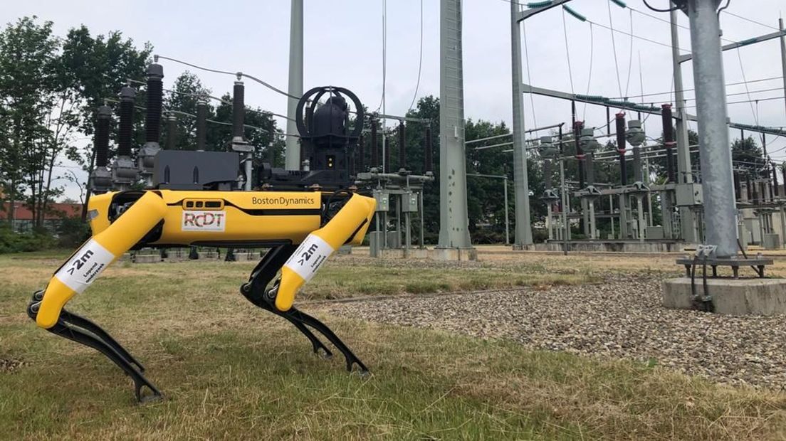 Spot bij het onderstation in Apeldoorn.