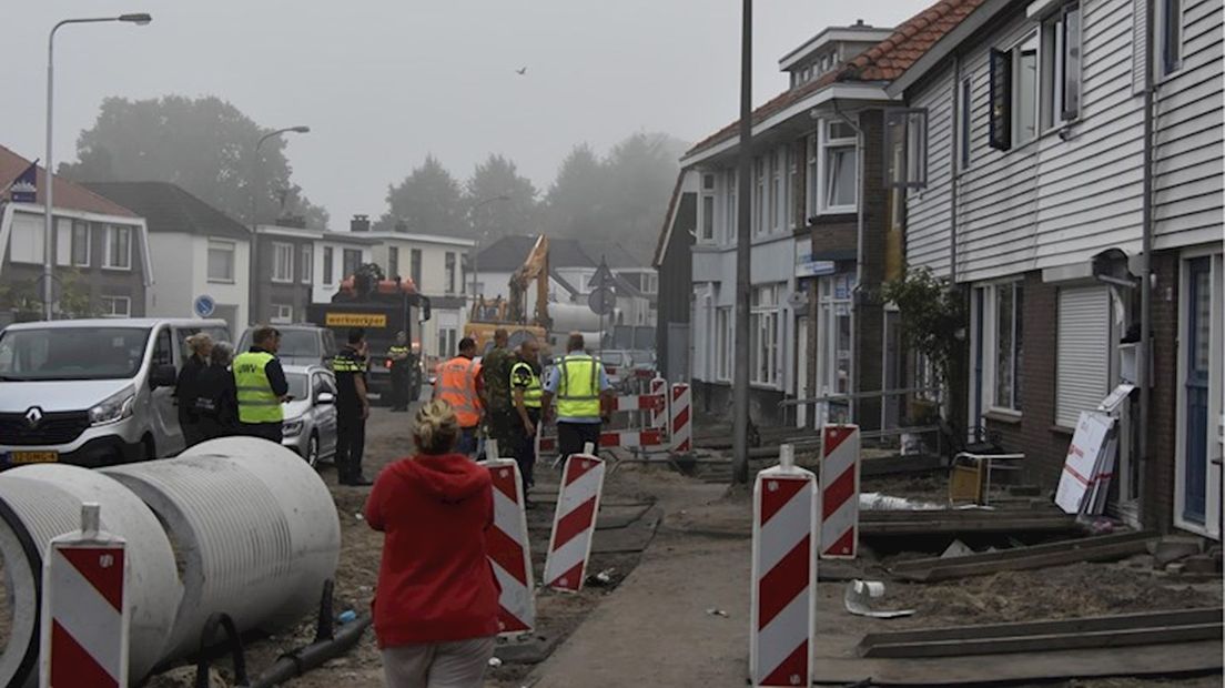 Archieffoto van politieactie in Almelo