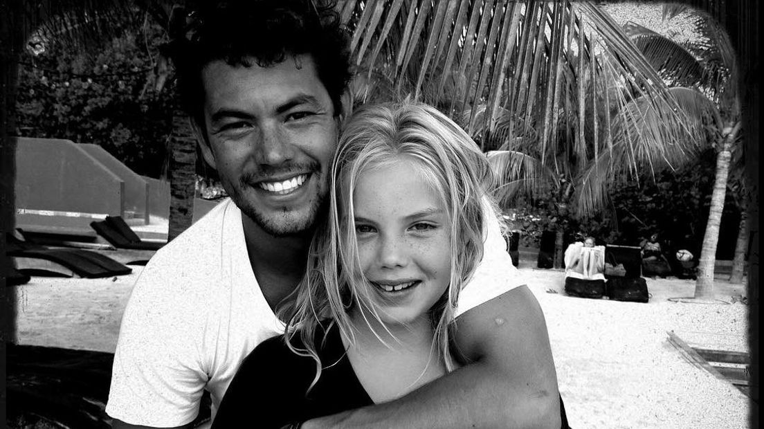 Sabine Wortelboer met haar broer Sol