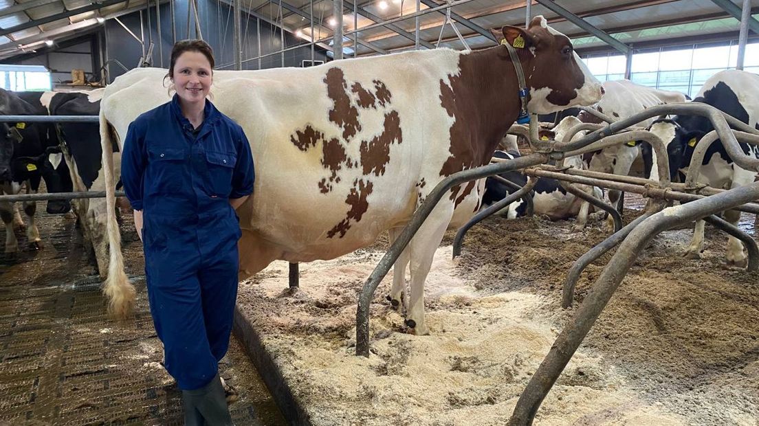 Mariëlle Lenferink naast Toosje