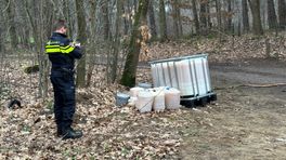 Drugsafval gedumpt in Herkenbosch