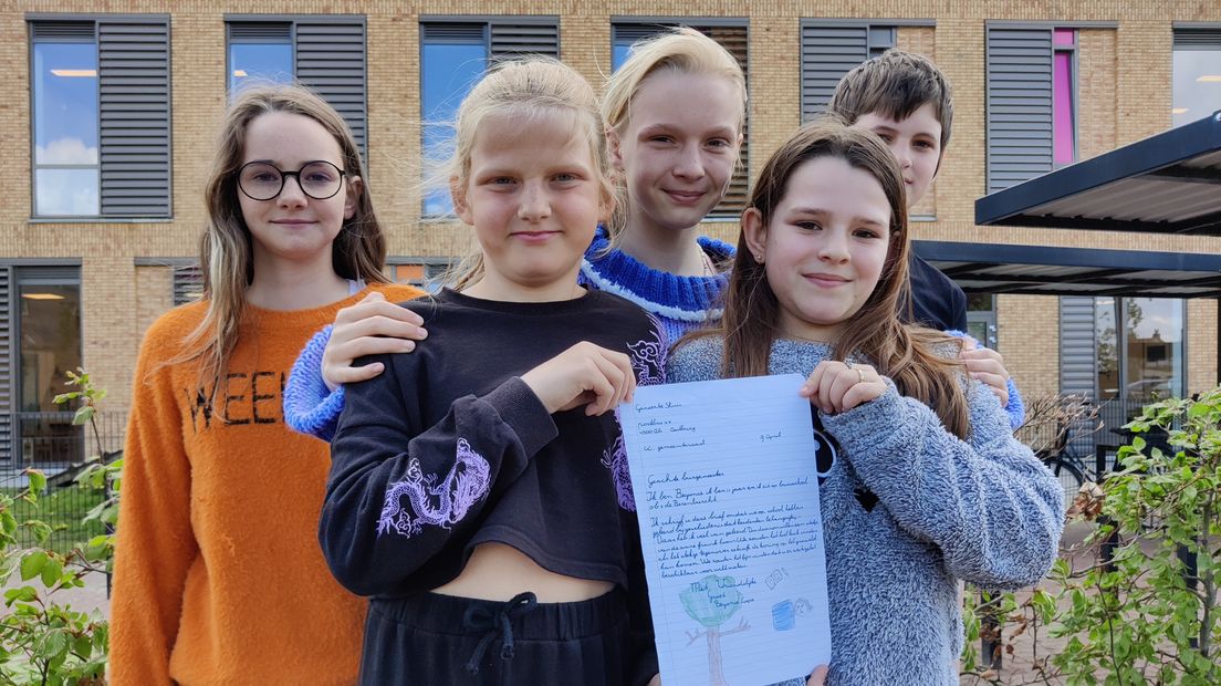 Kinderen boom Anne Frank