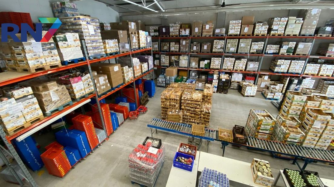 Het aantal gezinnen dat afhankelijk is van de voedselbank, neemt toe.