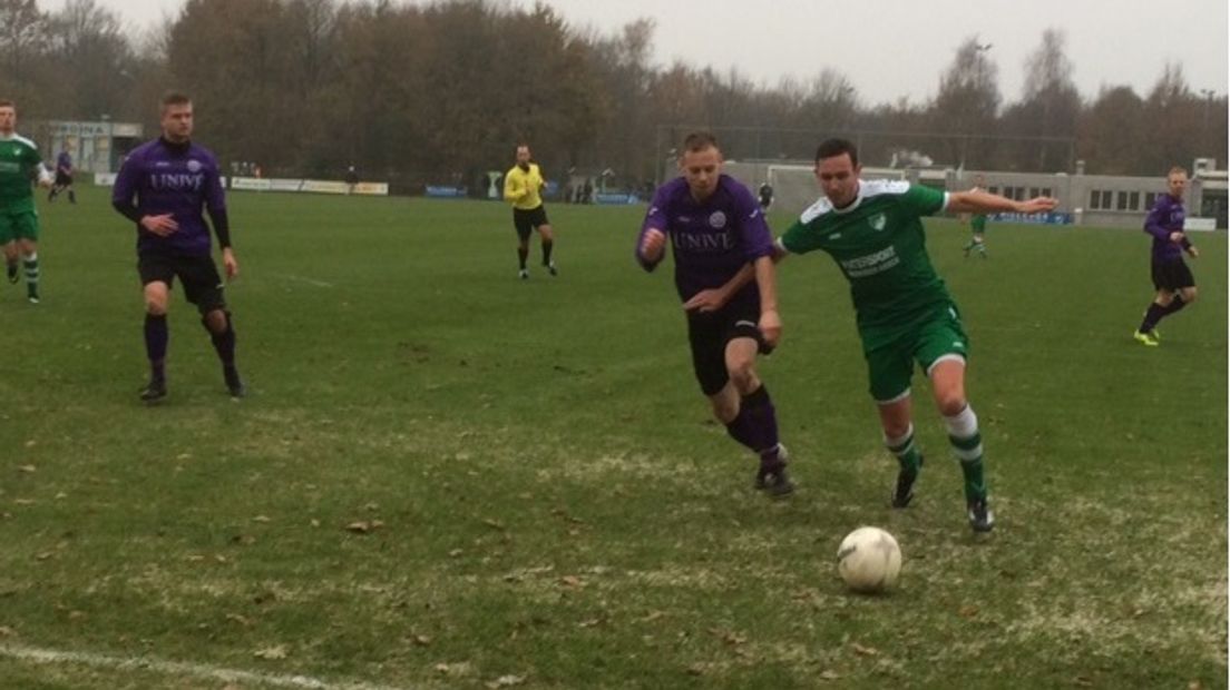 Robert Tiemans scoorde voor LTC tegen BCV