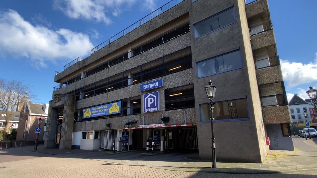 De parkeergarage aan de Springweg