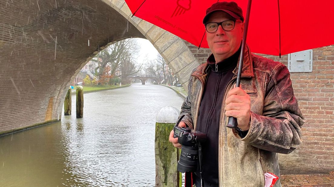 Een regenachtige dag is ideaal voor de foto's van Blom.