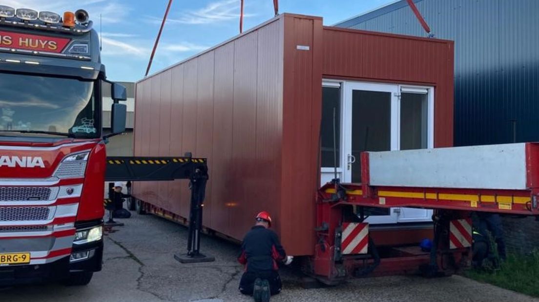 De prefab-woning die op de Neude moet komen