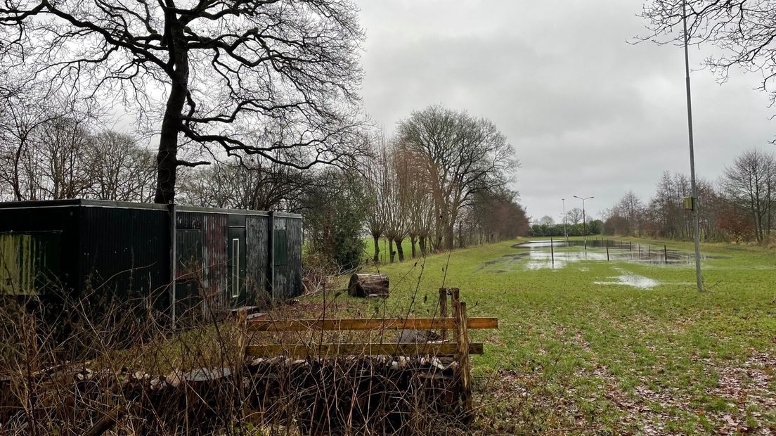 De huidige locatie van de ijsbaan in Een.