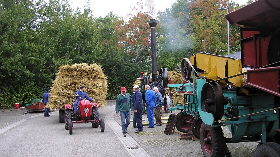 Stoomlocomobiel in Winsum