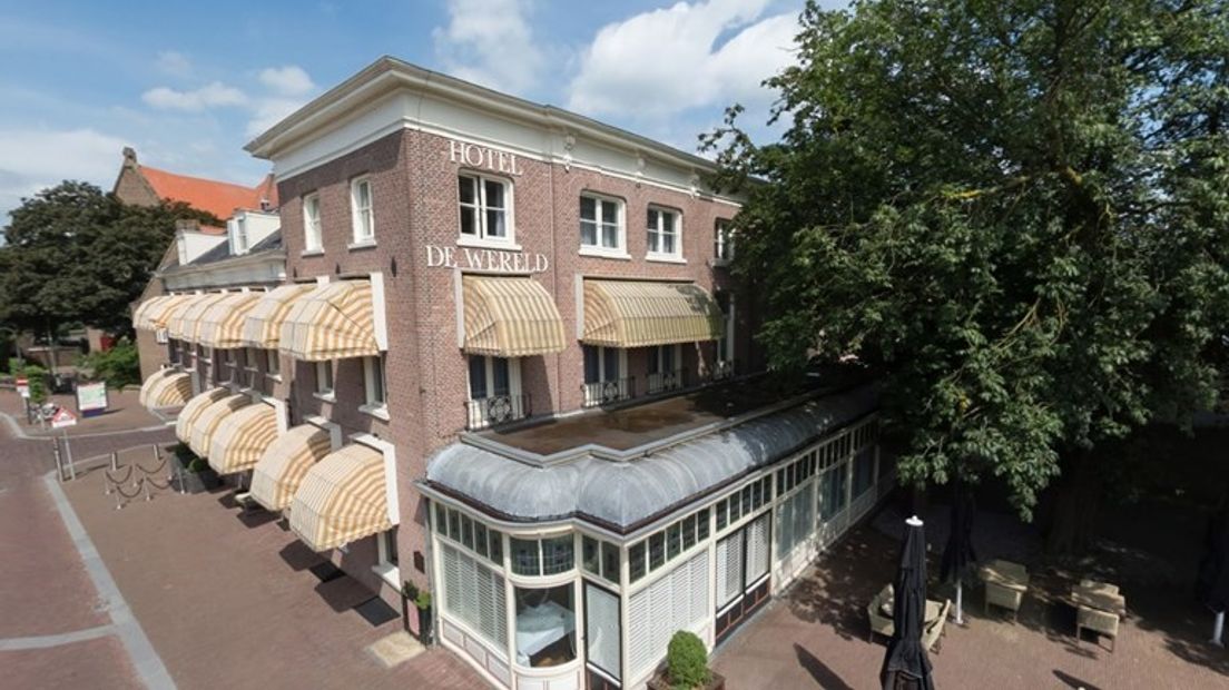 Hotel de Wereld in Wageningen.