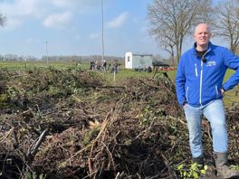 Met man en macht aan de slag om paasbult Ruinen te herstellen