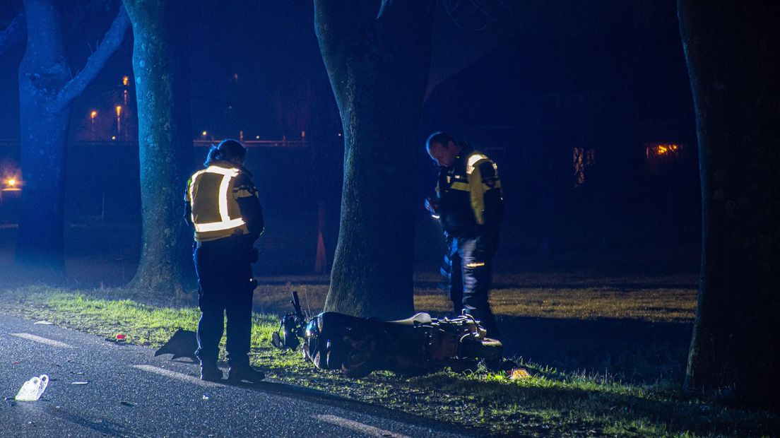 Politie was ook ter plaatse voor onderzoek.