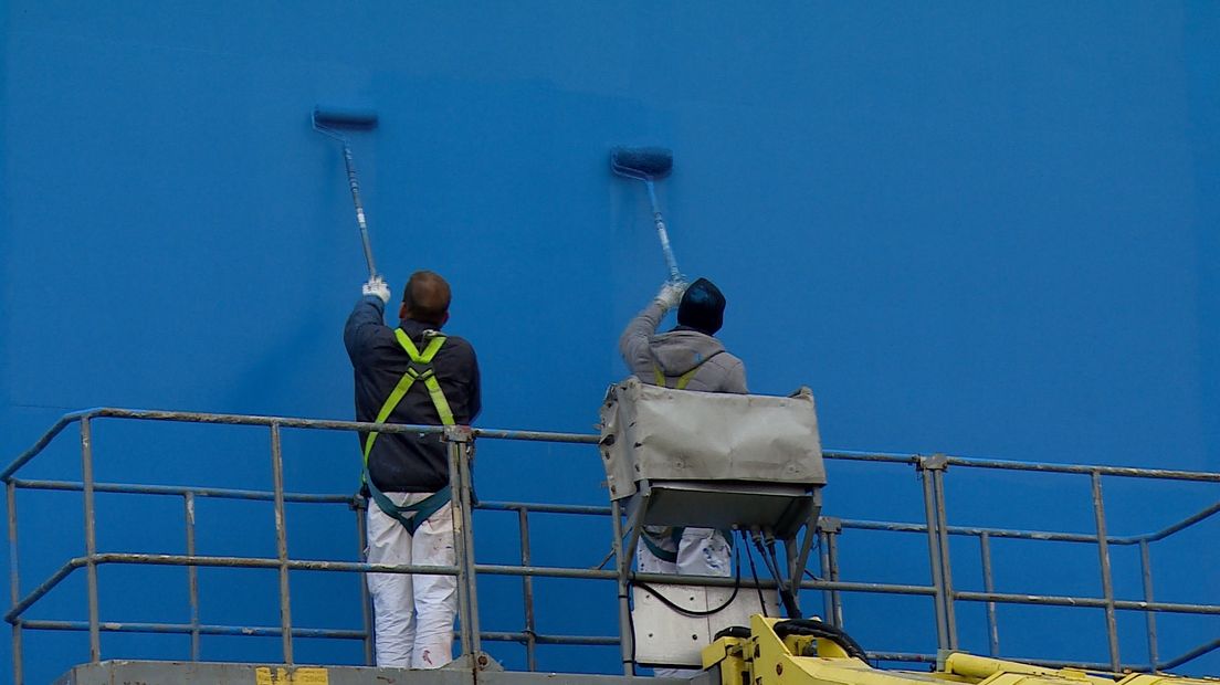 'Uranusblauw' gebouw voor opslag radioactief afval (video)
