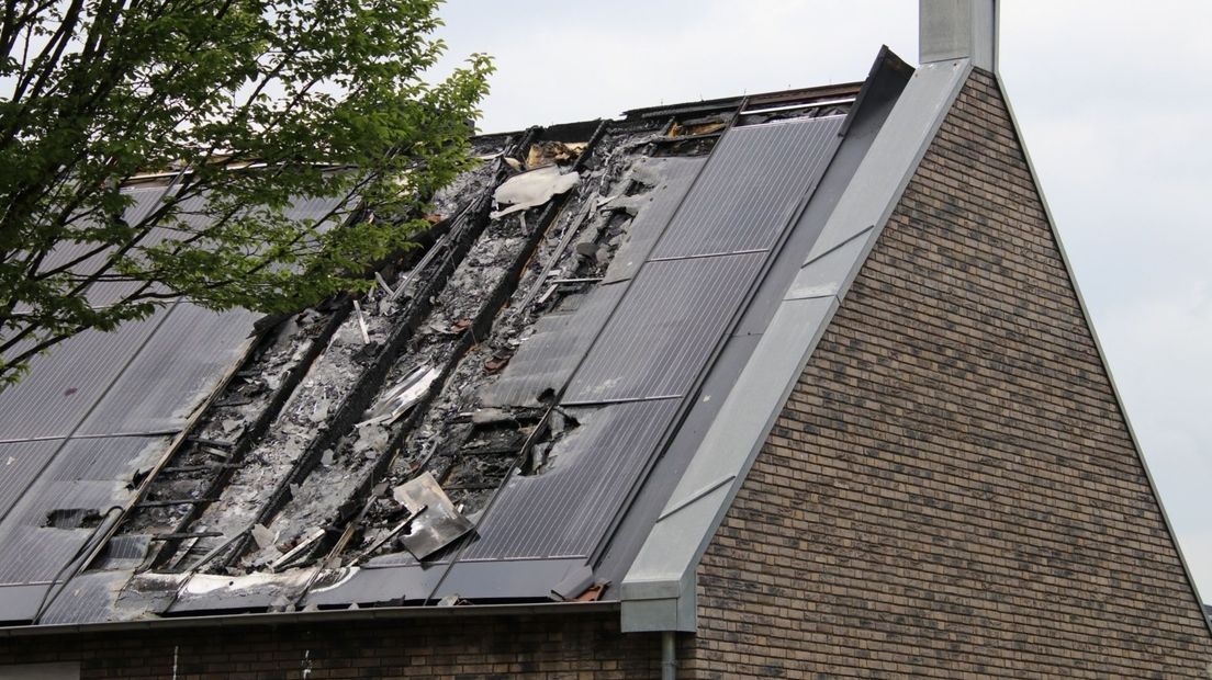 Brand zonnepanelen