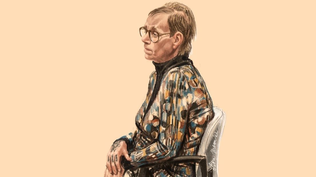 Rechtbanktekening Sandra H.