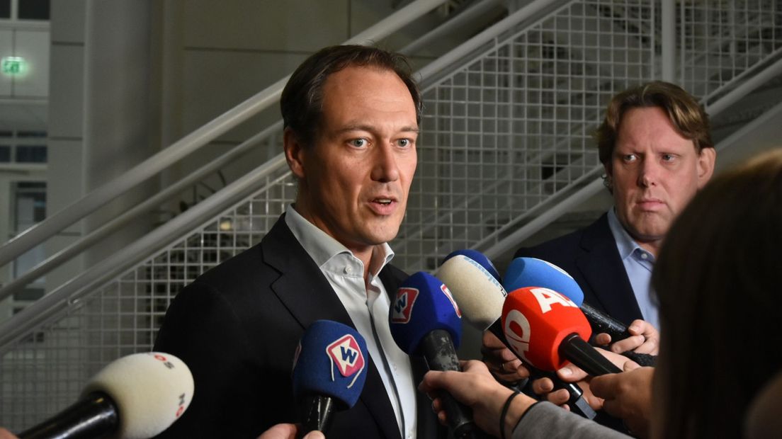 Boudwijn Revis na afloop van de collegevergadering