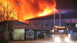 Grote brand in sportcomplex Sittard