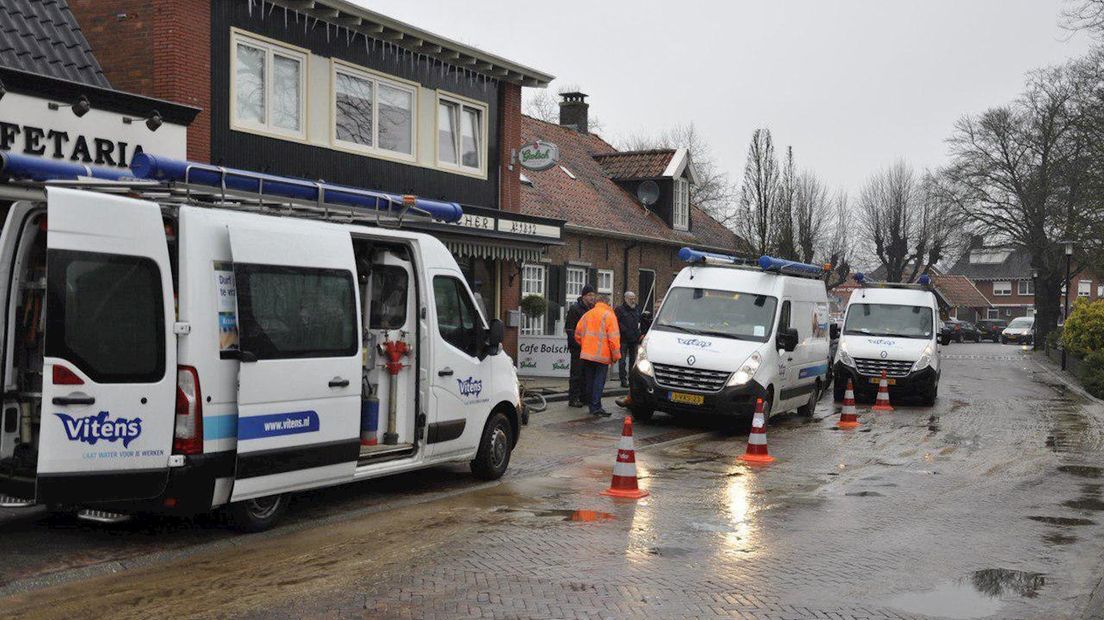 Vitens heeft het waterlek gedicht in Enter