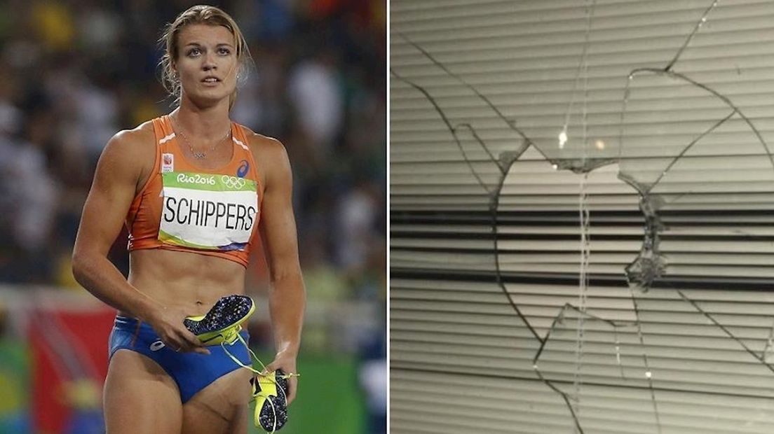 Inbraakpoging tijdens sprint Dafne Schippers in Rio