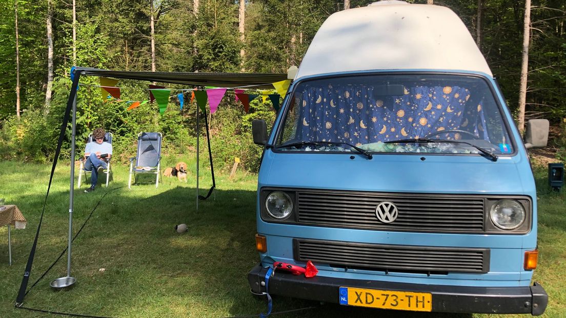 Jorien en Daan maakten veel reizen met de camper.