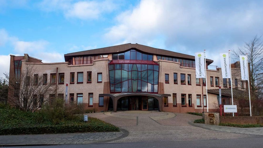 Het pand van InnoGenerics in Leiden
