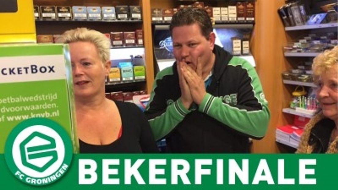 Johan is in tranen. (Rechten: Wiebe Klijnstra/RTV Noord)