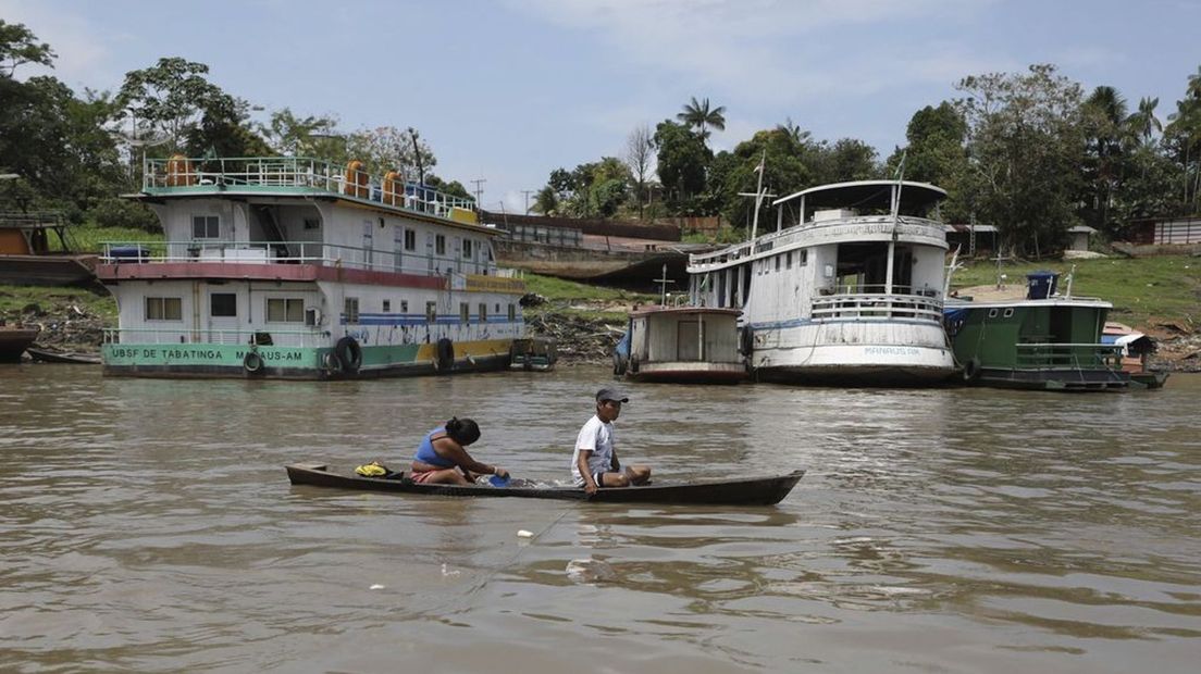 Beeld uit Leticia, de meest zuidelijke stad van Colombia.