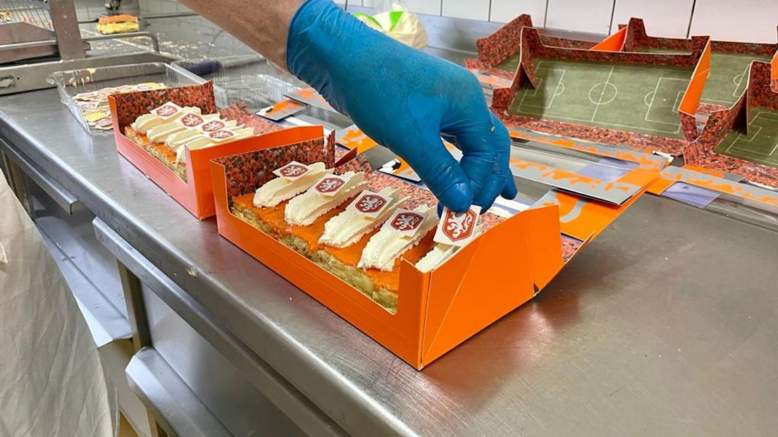 oranje tompouce WK voetbal