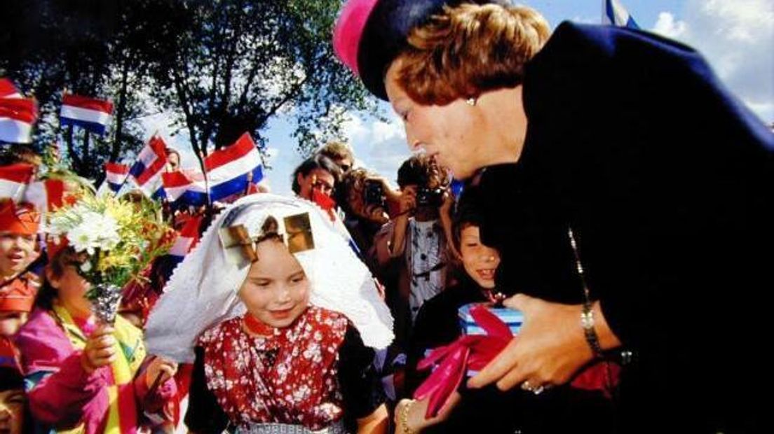 1989 - Prinses Beatrix in Hoedekenskerke
