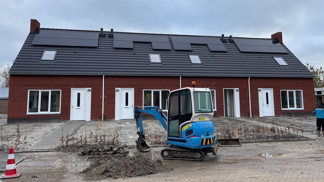 Nieuwe aardbevingsbestendige woningen in Ten Post