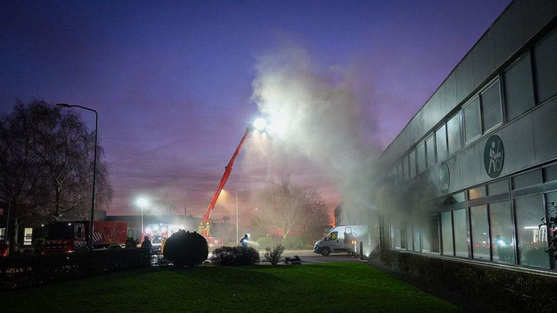 De brand in Heteren.