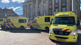 Ambulancezorg Groningen staat met 'hart voor de zorg' op de Grote Markt