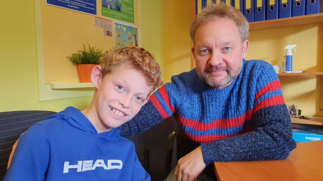 Chris en meester Havekamp