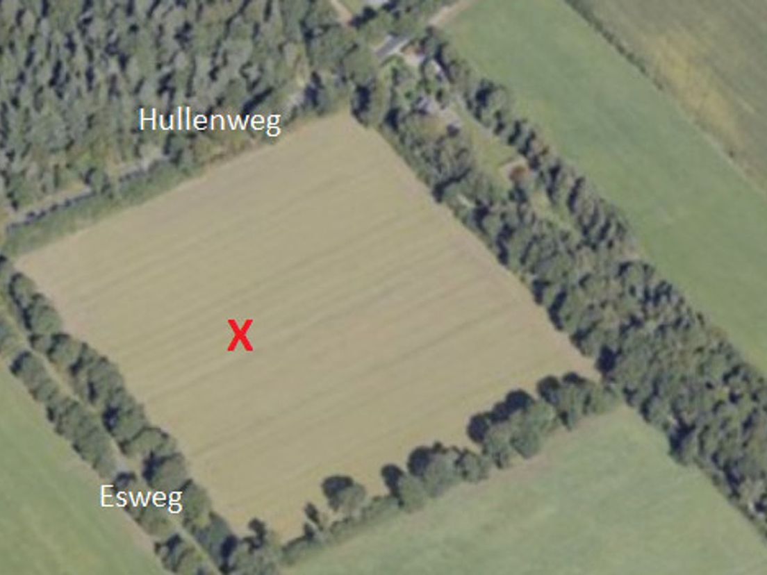 De beoogde nieuwe locatie van manege De Hulhorst in Roden.