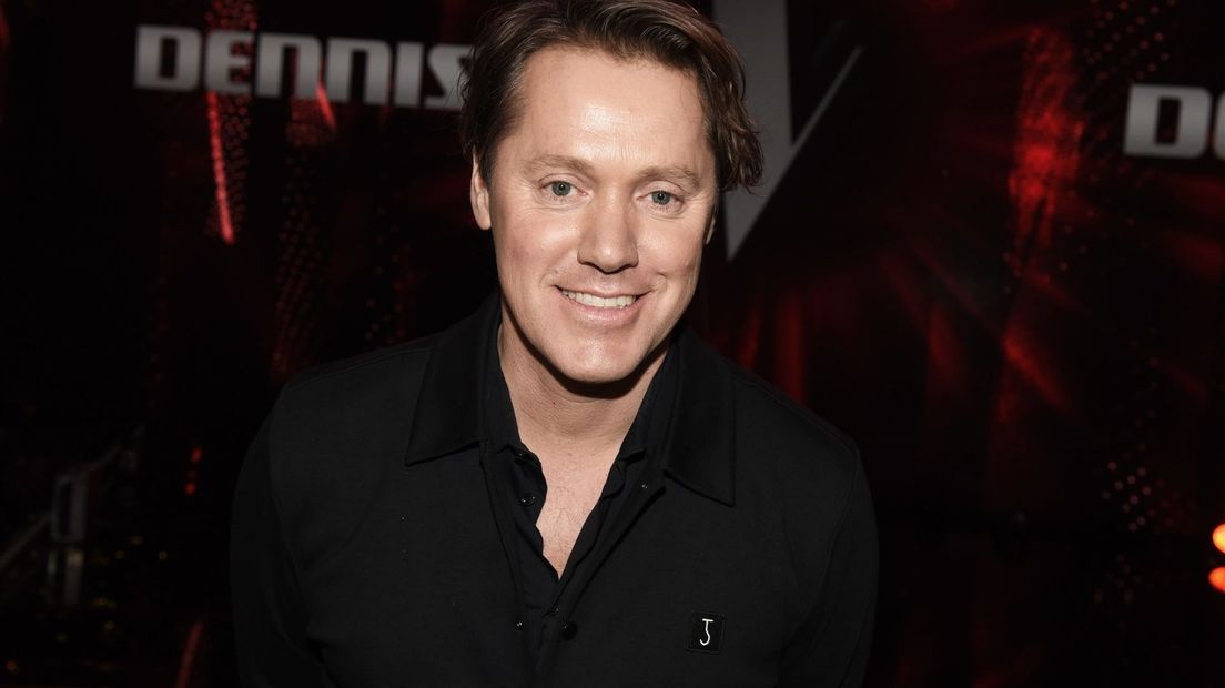 Jeroen Rietbergen tijdens de finale van The Voice in 2019