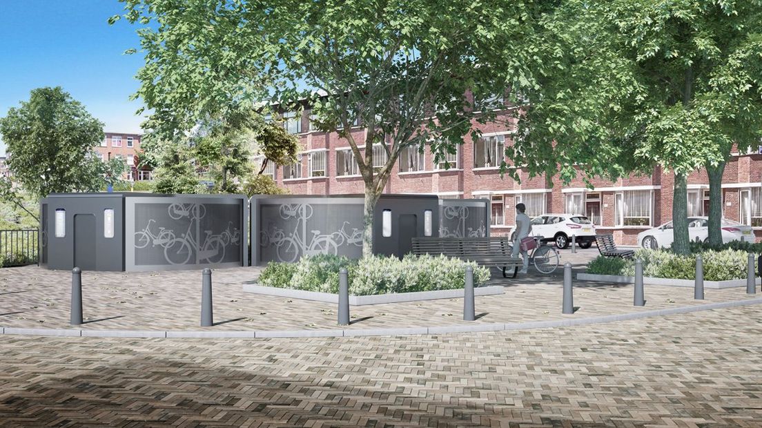 Het ontwerp van de nieuwe fietscarrousels in de Vruchtenbuurt I